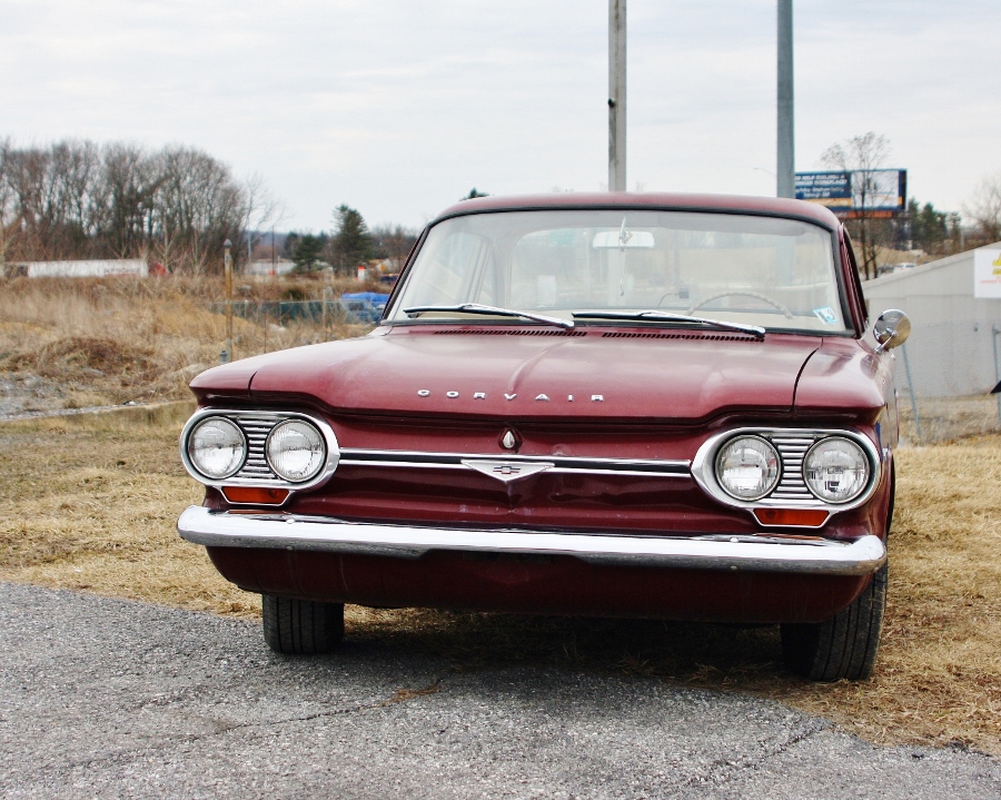 1963-64 Chevrolet Corvair Monza, spotted in Harrisburg, Pennsylvania.