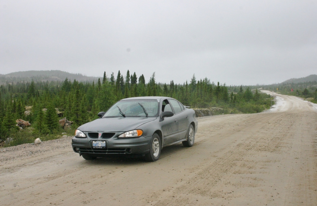 Driving the Trans-Labrador Highway in 2009 in the Grand Am '1.0'