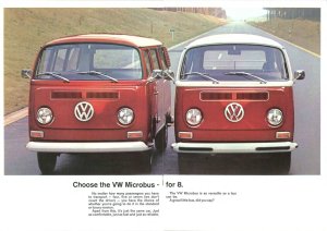 Ready for soccer practice or a Woodstock revival, these '72 VWs had space to spare.