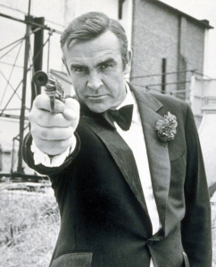 Sean Connery (the life of any party) in 'Diamonds Are Forever'.