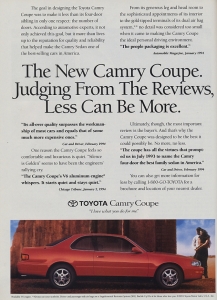 Oh, it's MORE, baby! Could the '92-96 Camry be the most rock-solid midsize ever?