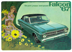 Ford Falcon - the vehicle of choice for Flower Children everywhere.