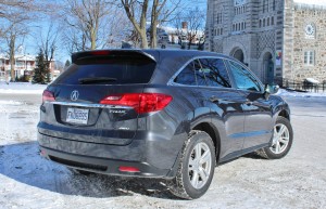 The Acura RDX shares many of the styling cues of its larger brother, the MDX.