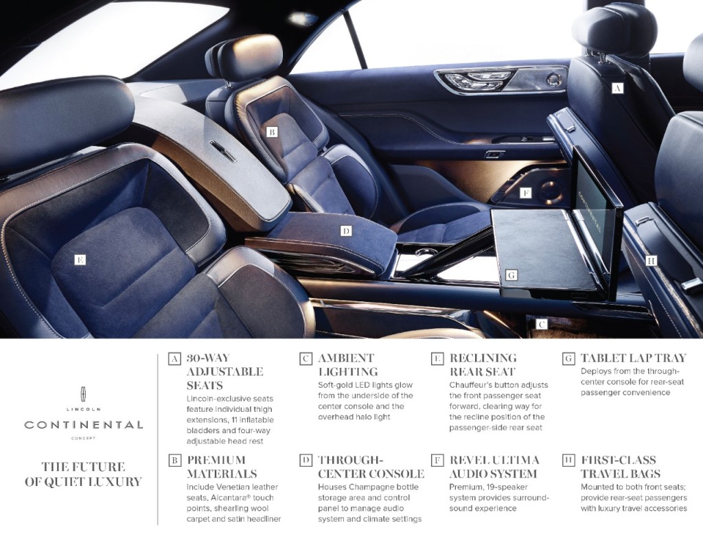 If the interior of a front-drive Continental looks like this, maybe people will be forgiving (Image: Ford Motor Company)