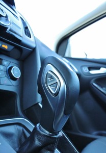 The 6-speed dual-clutch automatic unfortunately doesn't have its own gate for manual shifting. A shallow, thumb-actuated shifter is offered, but is easily ignored.