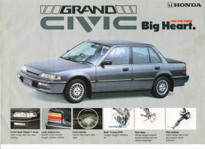 The late-80s Civic had style to spare! (*cough*)