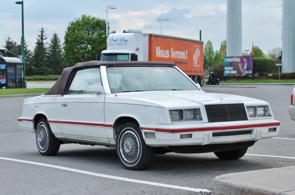 Reagan-era pride: 1982-83 Chrysler LeBaron, spotted in Gatineau, Quebec.