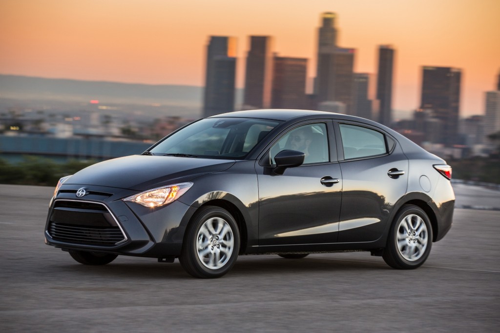 The 2016 Scion iA, not to be confused with the Mazda 2 (Image: Toyota Motor Corporation)