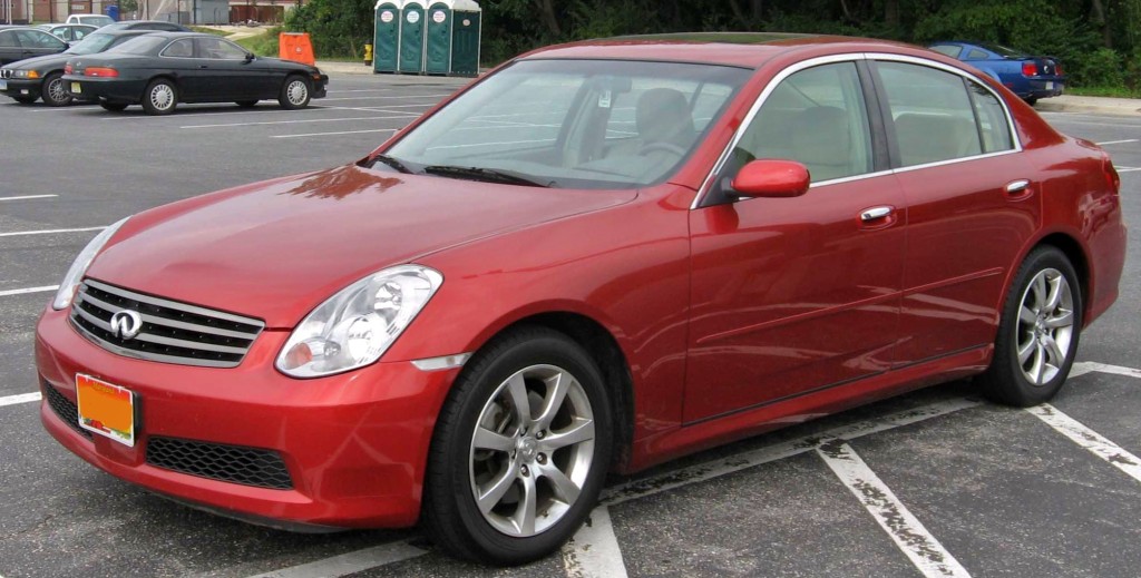 2006 Infiniti G35: a canvas waiting for cheese. (IFCAR/Wikimedia)